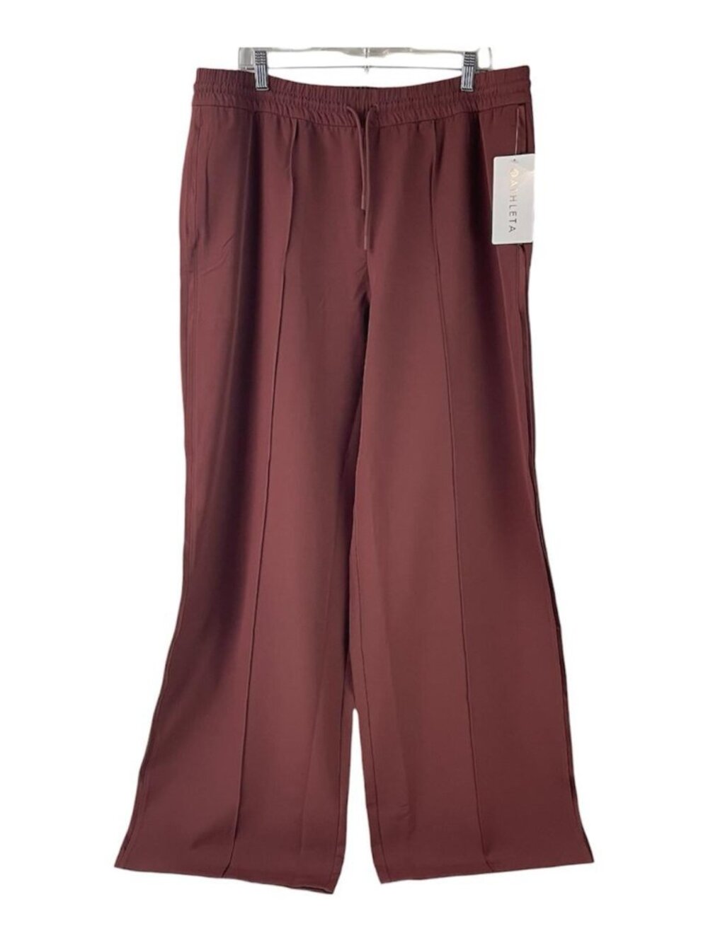 NEW Athleta Womens Endeavor Relaxed Wide Leg Pant Size XL Tall Cherrywood